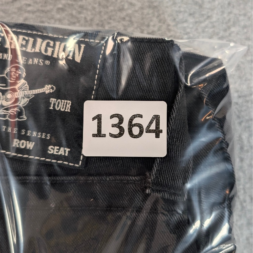 True Religion Geno Relaxed Slim Black Jeans Mens 28 (30x31) Stretch Denim *READ* - Picture 12 of 12